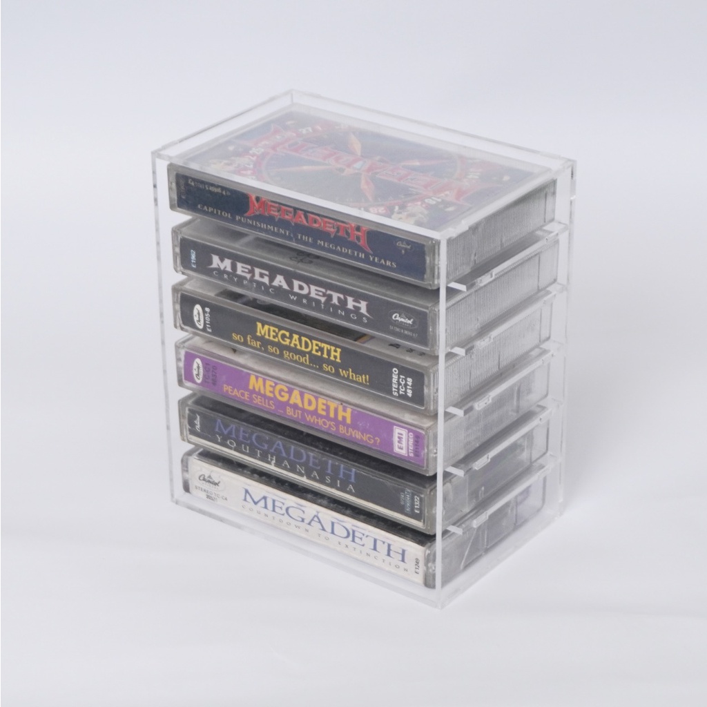 Tape Cassette Rack / Tape Cassette Rack / Cassette Rack / Acrylic