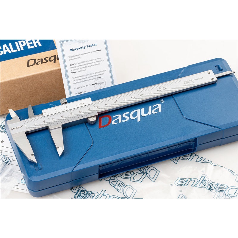 DASQUA Stainless Steel Vernier Caliper ( 0-150mm / 6" ) ( 0-200mm / 8” ) ( 0-300mm / 12” )