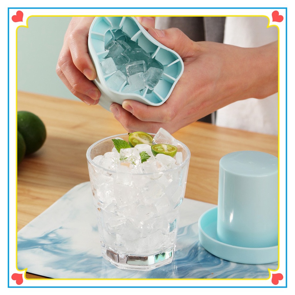 Ice Bucket Cup Mold For Making Ice Cubes Tray Freeze Quickly Safety Silicone Frozen Drink Maker