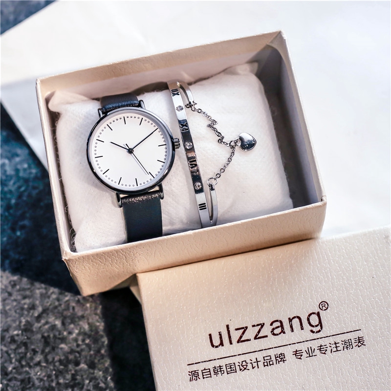 Korean Style Watch Bracelet Set Fashion Trend Watches Lovely Jam Tangan Wanita New Year Gift Shopee Malaysia