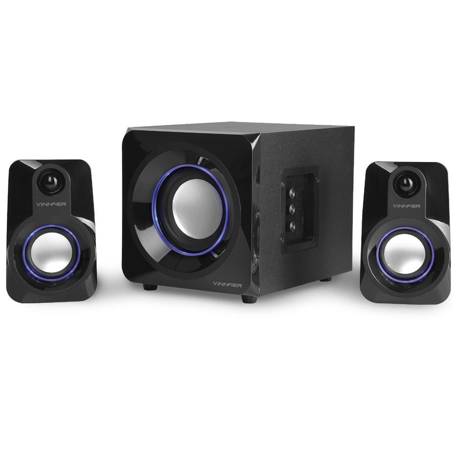 ecco speakers with built in amp