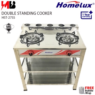 Dawa Standing Gas Cooker Double Burner Dapur Berdiri Stainless Steel Shopee Malaysia