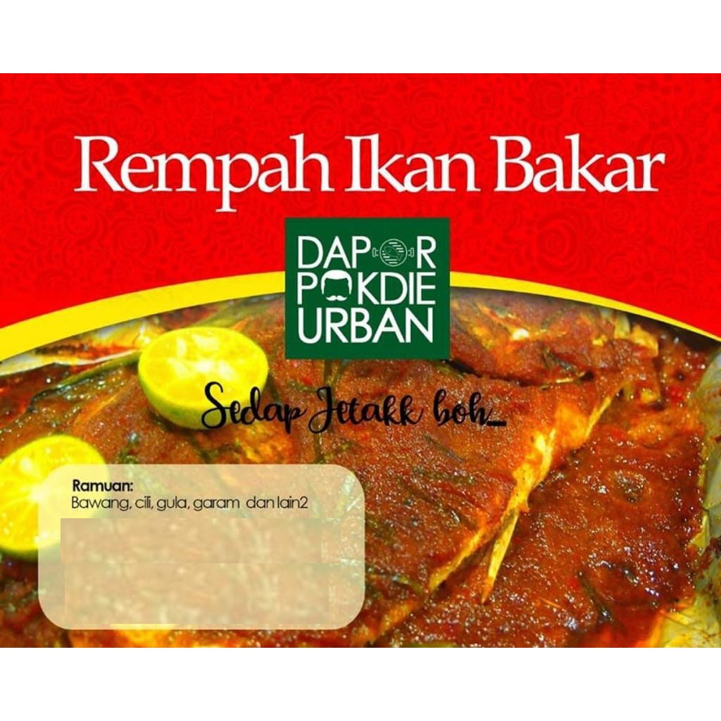 Homemade Resepi Warisan Rempah Ikan Bakar Terengganu Pes Ikan Bakar 500g Shopee Malaysia