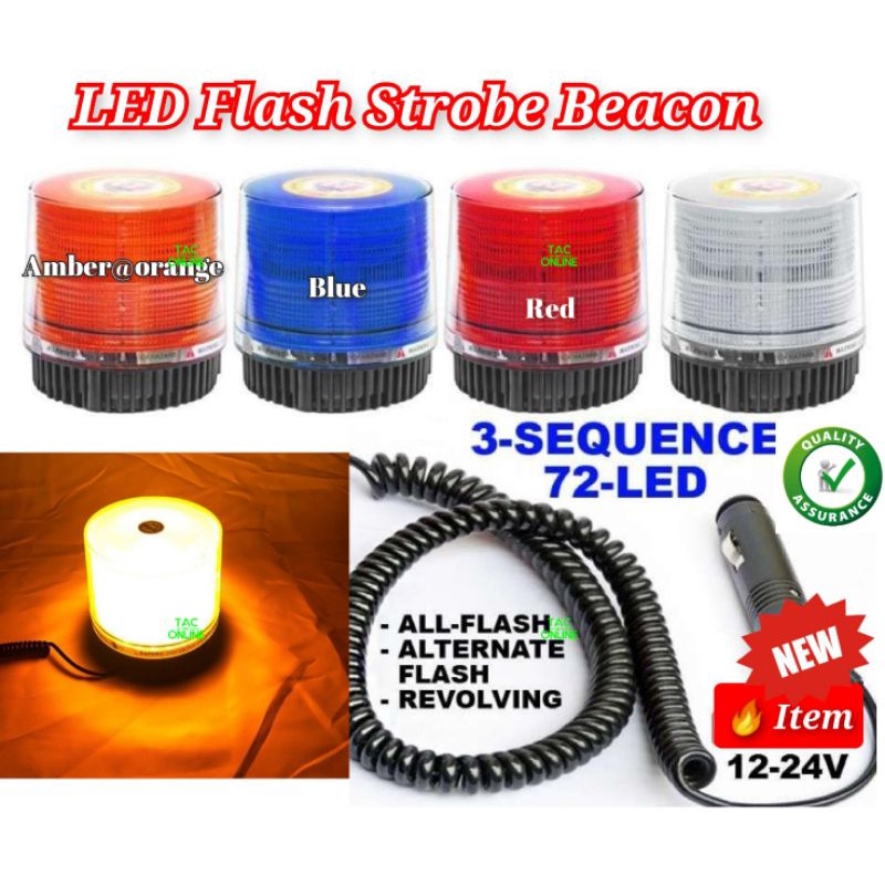 Car Emergency Beacon Flash LED Strobe Light towing truck airport car Emergency Warning Patrol security car motor light