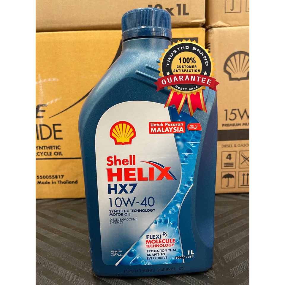 Shell Helix HX7 10W40 Semi Synthetic Engine Oil (1L) | Shopee Malaysia