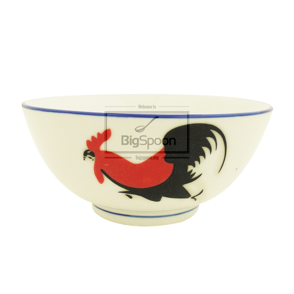 BIGSPOON Traditional Rooster Porcelain Bowl 4.0 inch [C001-J40]