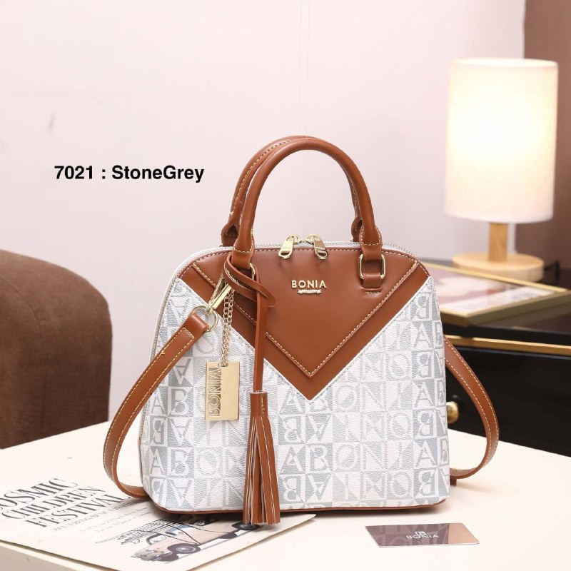 Ready Stock Beg Tangan Wanita Beg Berjenama Bonia7021 Handbag Sling Bag Top Handle