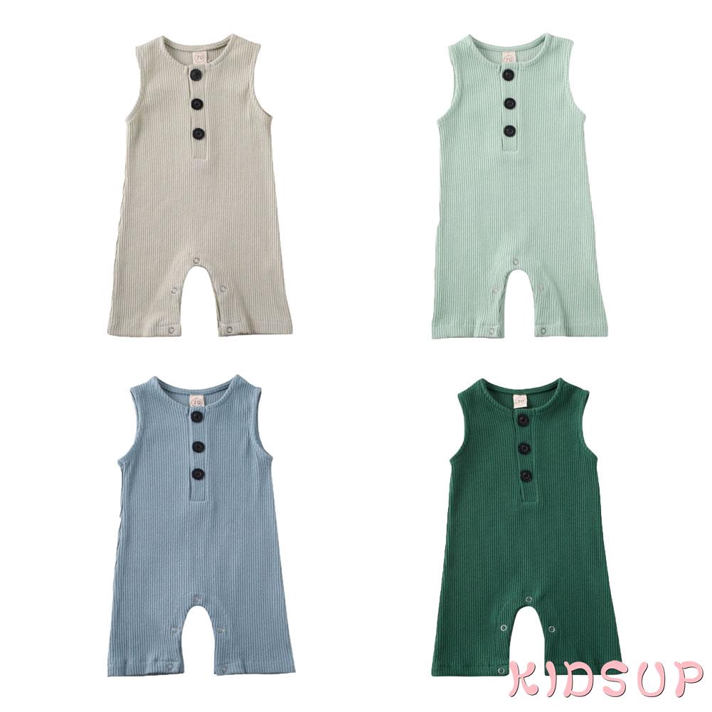 boys sleeveless romper