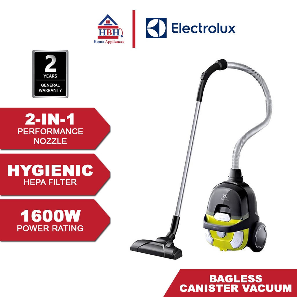 Electrolux 1600W CompactGo Canister Vacuum Cleaner Z1231 Z1231 (1600W