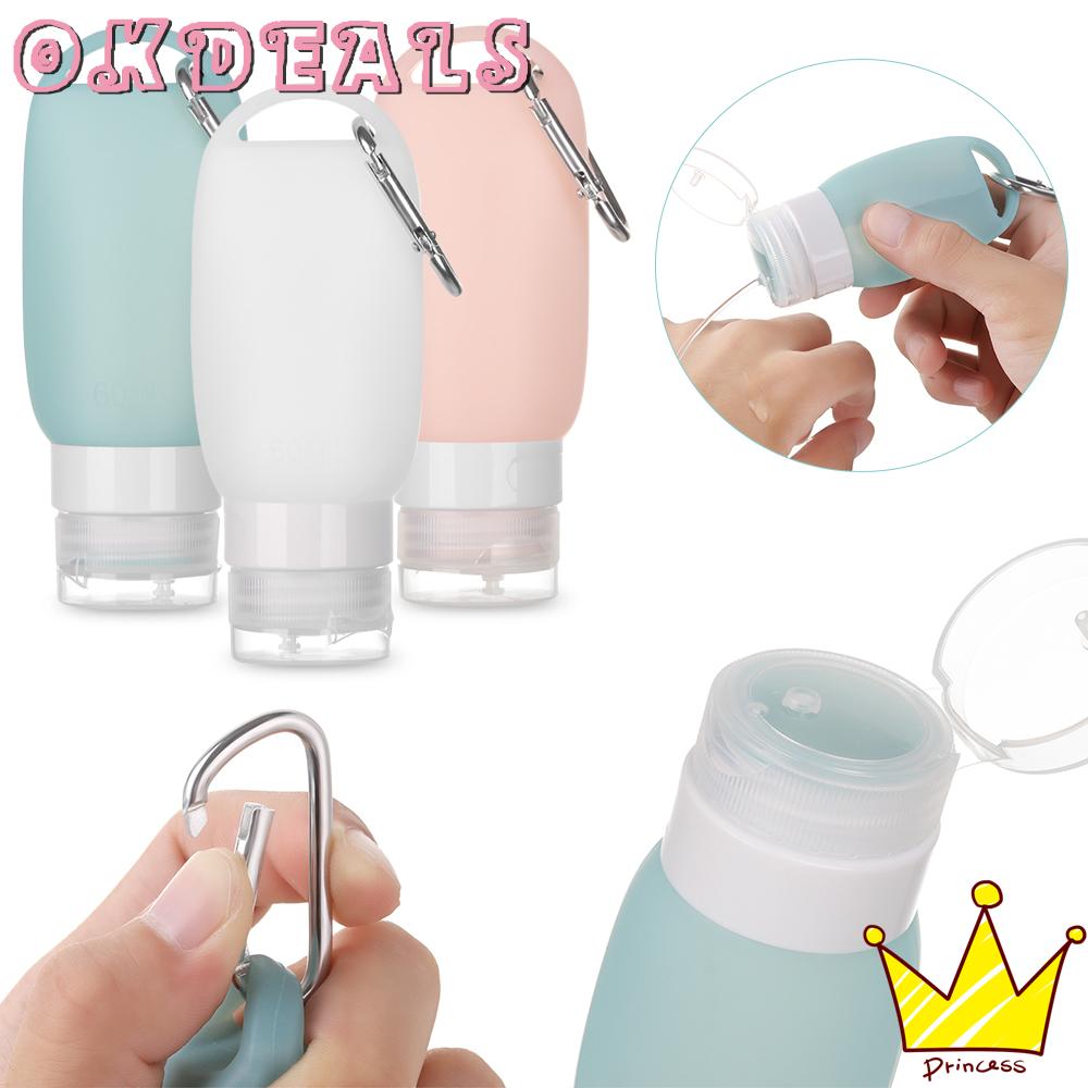 Portable Silicone Travel Bottles Empty Hand Sanitizer 60ml 期間限定お試し価格
