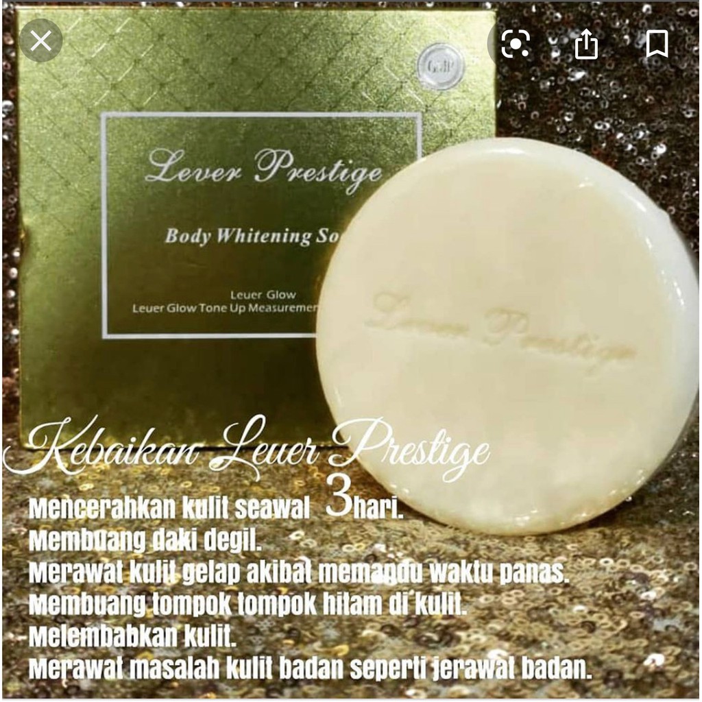 Ready Stock Leuer Prestige Body Whitening Soap