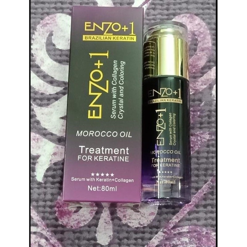 Yashvi Collection ENZO+ 1 Brazilian Keratin Hair Serum Cosmetics with Argan  Oil Morocco For Hair(READY STOCK) | Shopee Malaysia