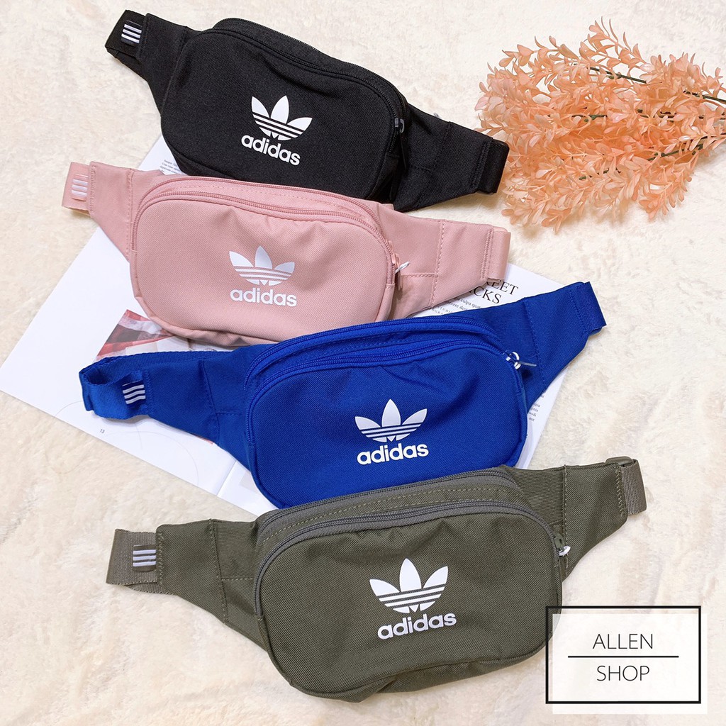 adidas essential crossbody bag pink