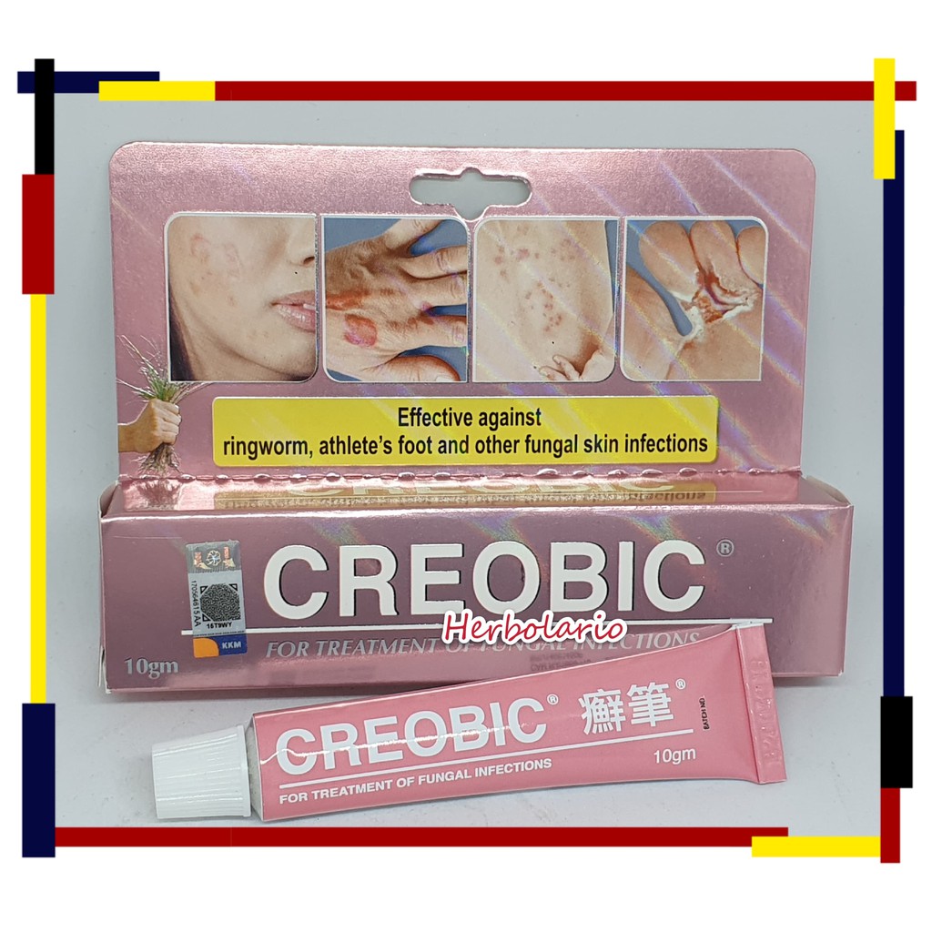 Ready Stock Creobic Cream Krim Creobic Antifungal Penawar Jangkitan Kulat 10gm Exp Apr 2023