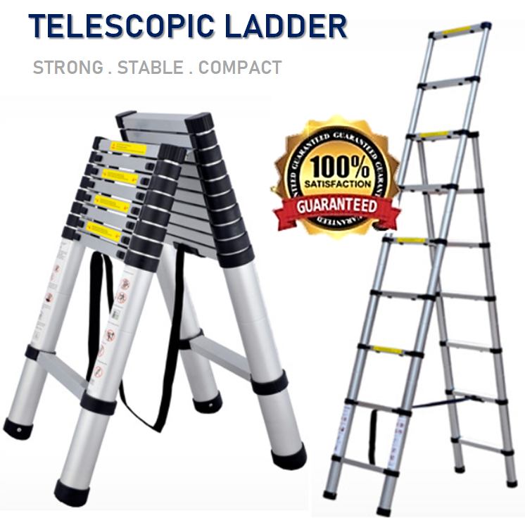 ( LD4 ) 11 + 13 Steps ( 320CM + 380CM ) Extendable Foldable Aluminium