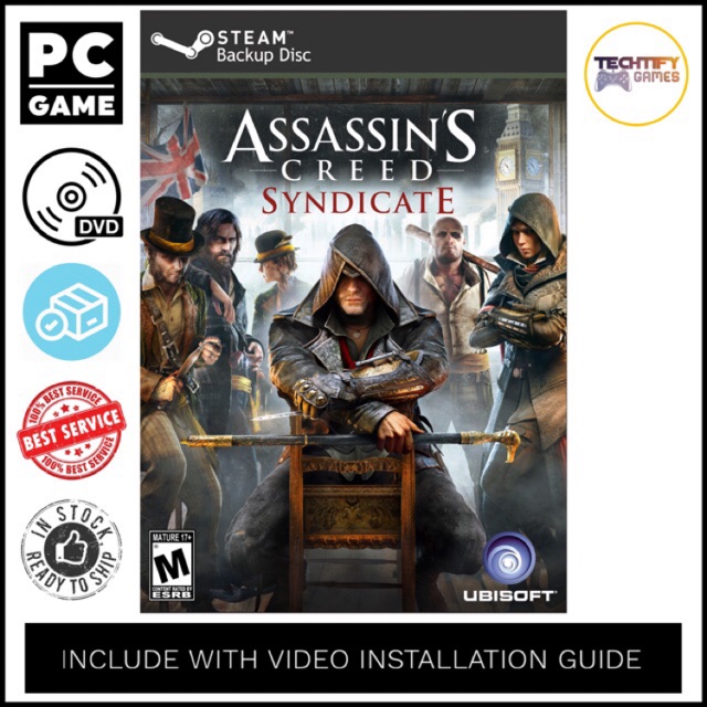 Pc Game Assassin S Creed Syndicate Gold Edition Offline Dvd Shopee Malaysia