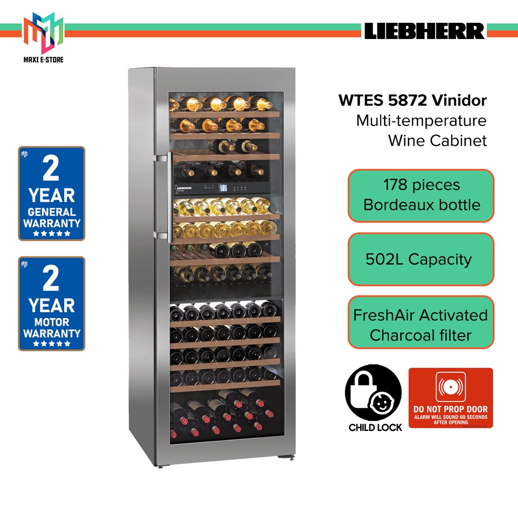 [DISPLAY CLEARANCE] Liebherr WTES5872 551L Vinidor Multitemperature