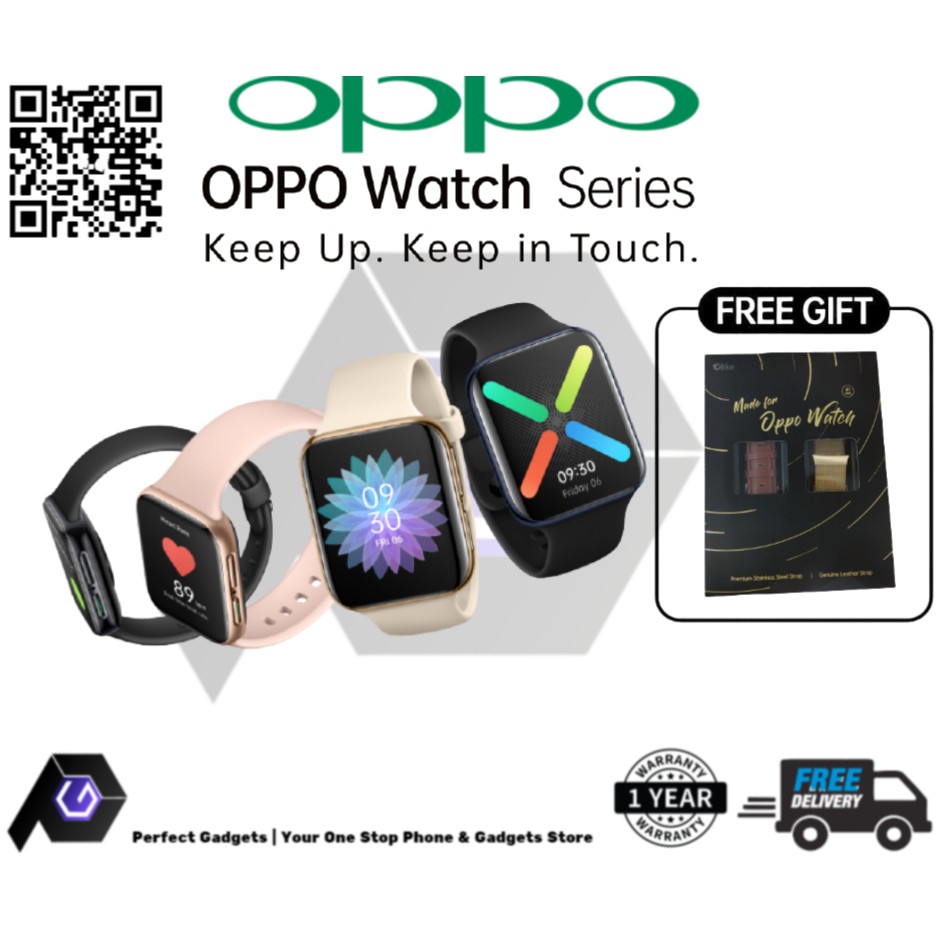 OPPO Watch Free OPPO Watch Strap Premium Stainless Steel Strap