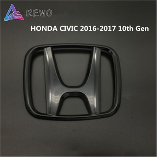 Honda Glossy Black Jazz City Hrv Civic Brv Accord H Logo Emblem Front Rear Shopee Malaysia