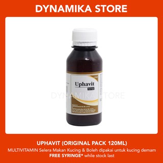 UPHAVIT VITAMIN SELERA MAKAN KUCING / MULTIVITAMIN FOR PETS 30ml 