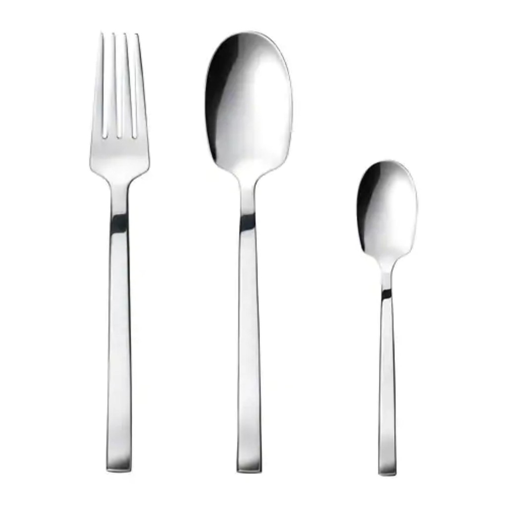 (18 PCS SET) IKEA SMAKGLAD Stainless Steel Cutlery Set/Set Kutleri ...
