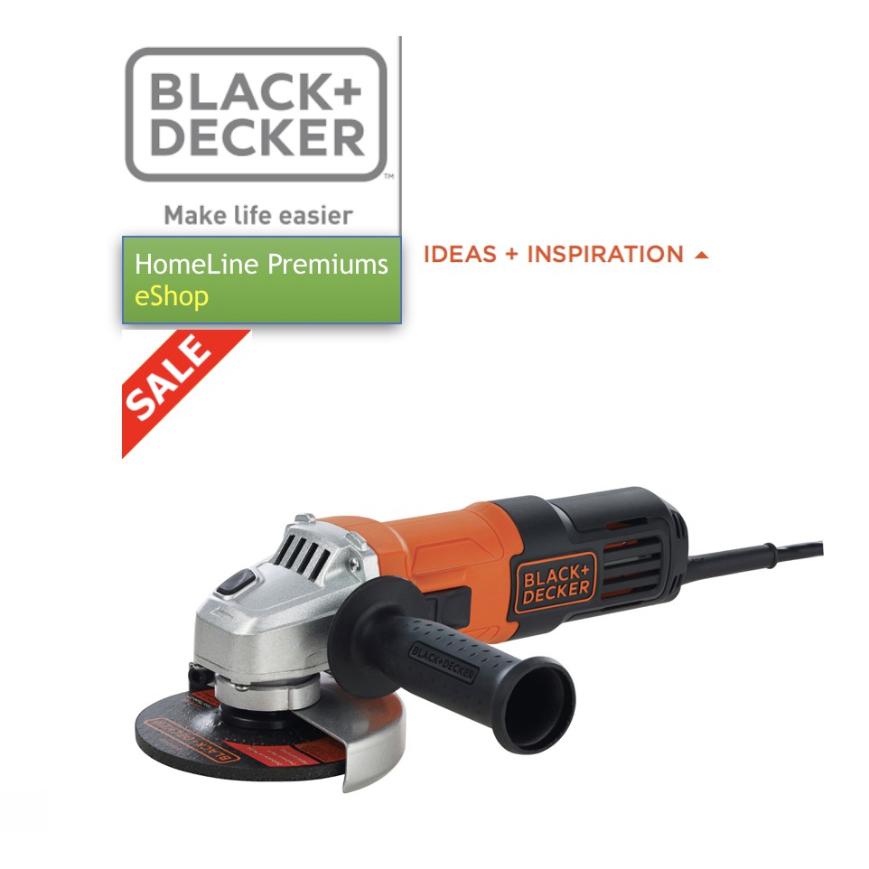 BLACK+DECKER G650 ANGLE GRINDER 4", 650W | Shopee Malaysia