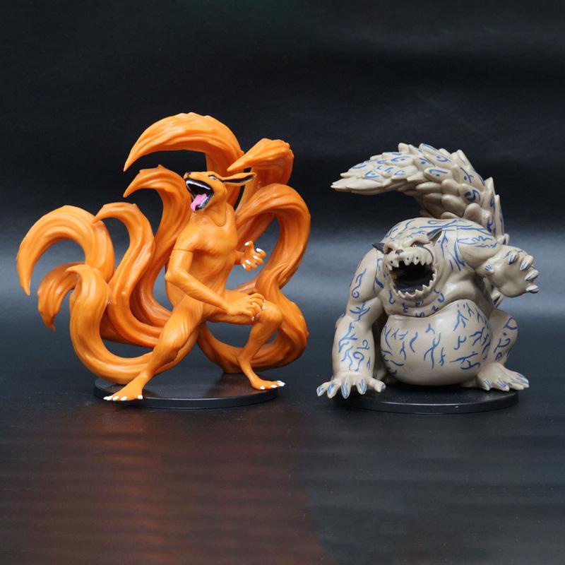 Naruto Kurama Action Figure Shukaku PVC Toys 2pcs SET Shopee Malaysia
