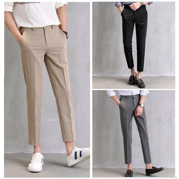 🔥 #ShopeeMY 🔥 Korean Suit Pants Men's Pants Casual Long Pants Men Slack ...