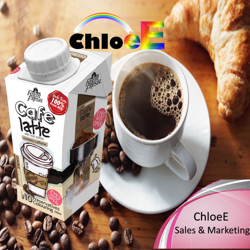 FARM FRESH UHT MILK SUSU LATTE COFFEE -CAFE LATTE 200ml (FRESH STOCKS ...