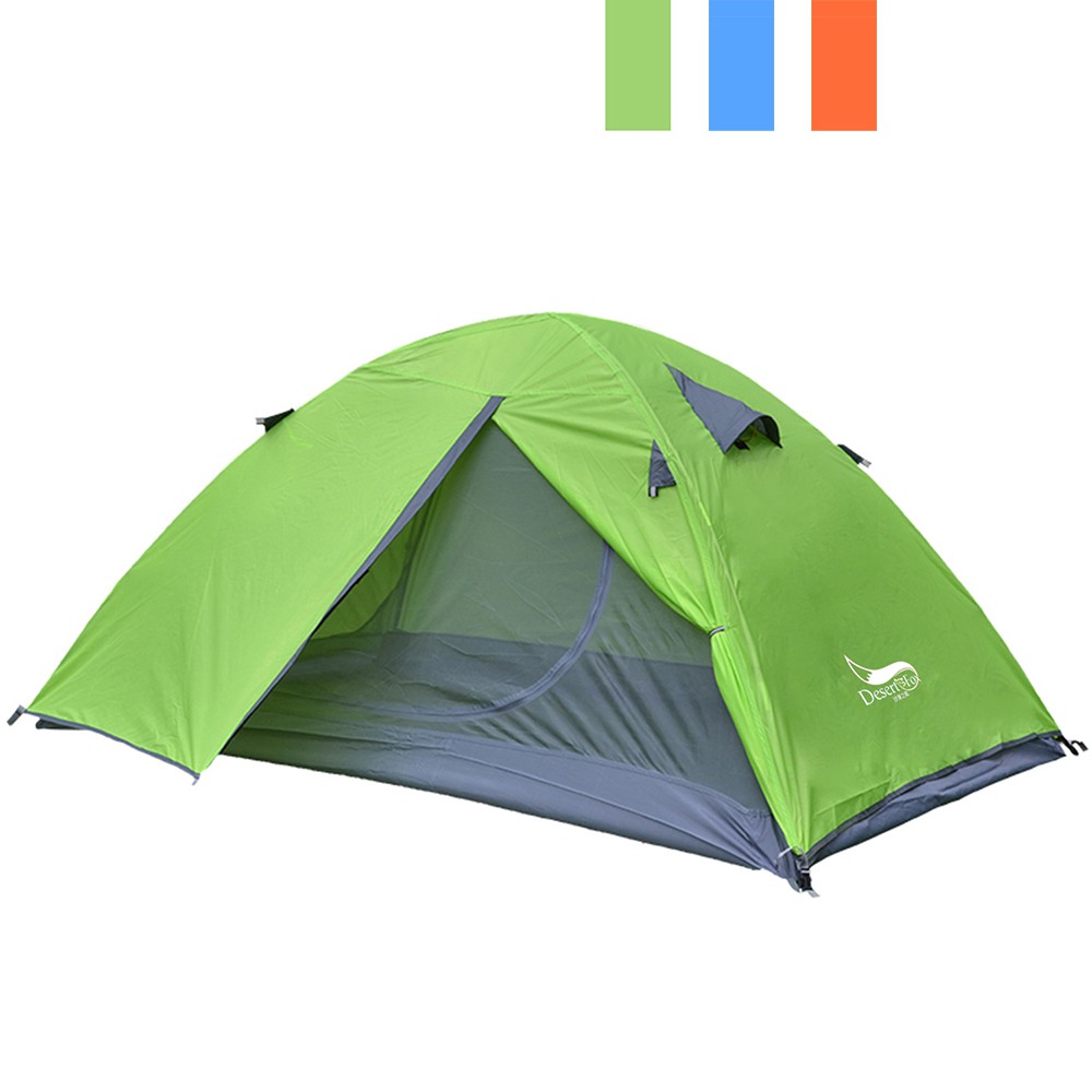 Desert Fox 2 Person Backpacking Tent Aluminum Pole Ultralight Outdoor