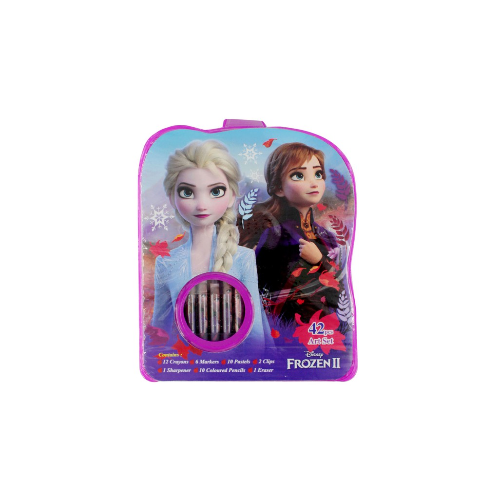 Disney Princess Frozen 2 Princess Elsa & Anna 42Pcs Art Set | Shopee ...