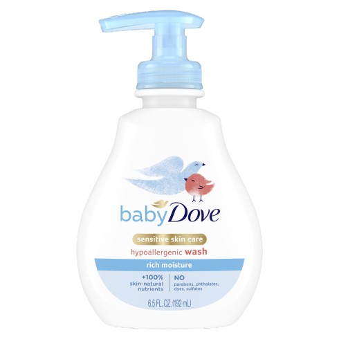 Dove Baby, Sensitive Skin Care Hypoallergenic Wash, Rich Moisture, (192 ...