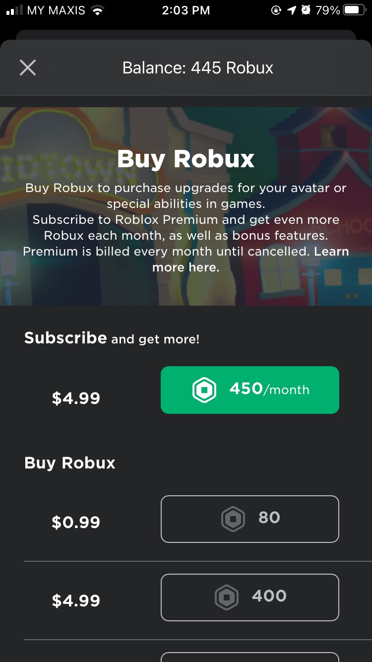 Roblox Robux 400 800 1700 Robux Shopee Malaysia - 1700 robux picture