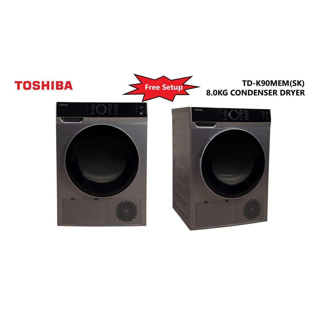 Toshiba 8KG SENSEDRY™ CONDENSER DRYER TD-K90MEM(SK)