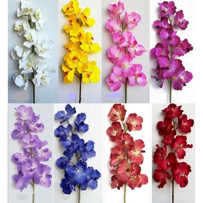 LATEX VANDA ORCHID PREMIUM 9 FLOWER/ HAND BOUQUET / BUNGA ...