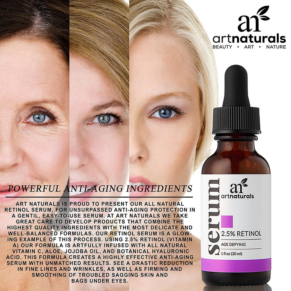 art natural retinol serum