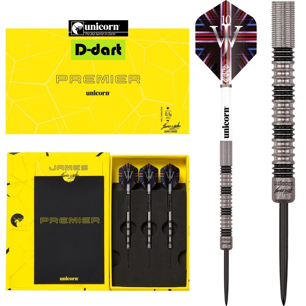 UNICORN STEEL TIP DART 22G JAMES WADE MAESTRO PREMIER 2022 EDITION