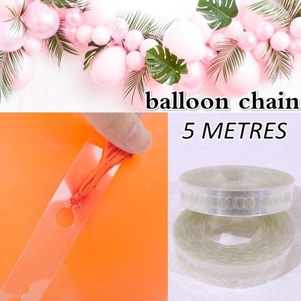 Balloon Decorate Strip 5m Arch Garland Connect Chain Diy Tape