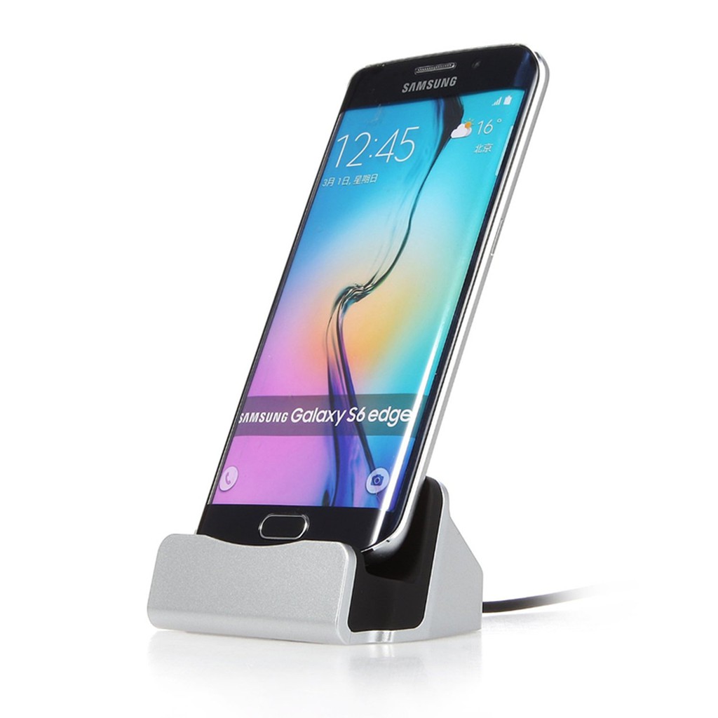 Pavareal Cell Phone Dock Stand Station Micro Usb Desktop Cradle