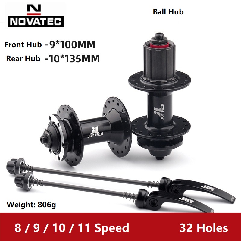NOVATEC Hub Mountain Bike Ball Hub 32Hole Quick Release SixPin Disc