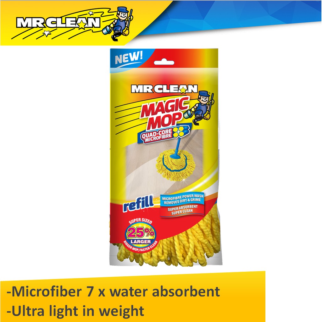 Mr Clean Magic Floor Mop Refill Only Shopee Malaysia