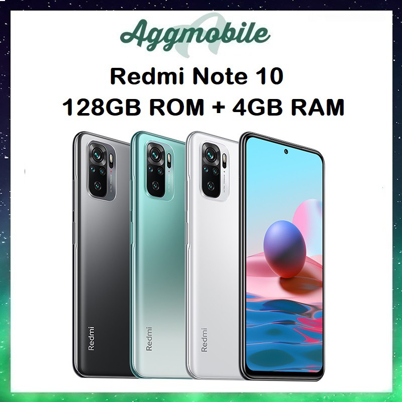 Xiaomi Redmi Note 10 [128GB ROM/4GB RAM] Global Set - 1 Year Warranty ...