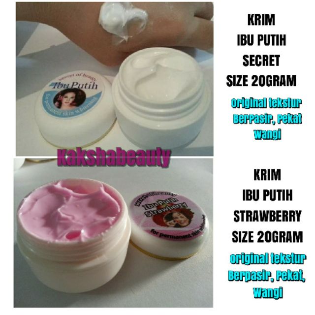Krim Ibu Putih 20gram Ip Secret Ip Strawberry Ksha Beauty Shopee Malaysia
