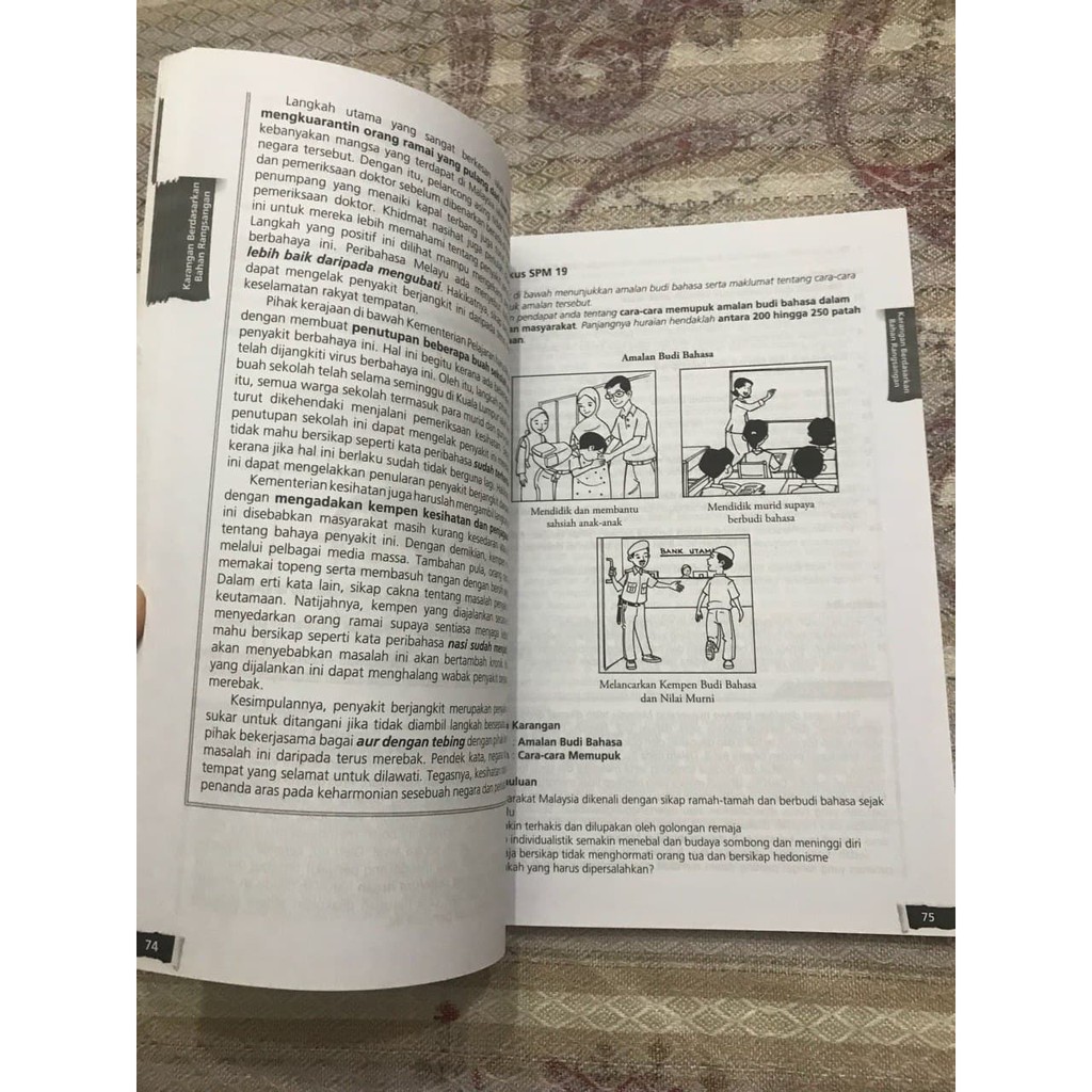 Contoh Penulisan Bahasa Melayu Pt3 Spm Shopee Malaysia