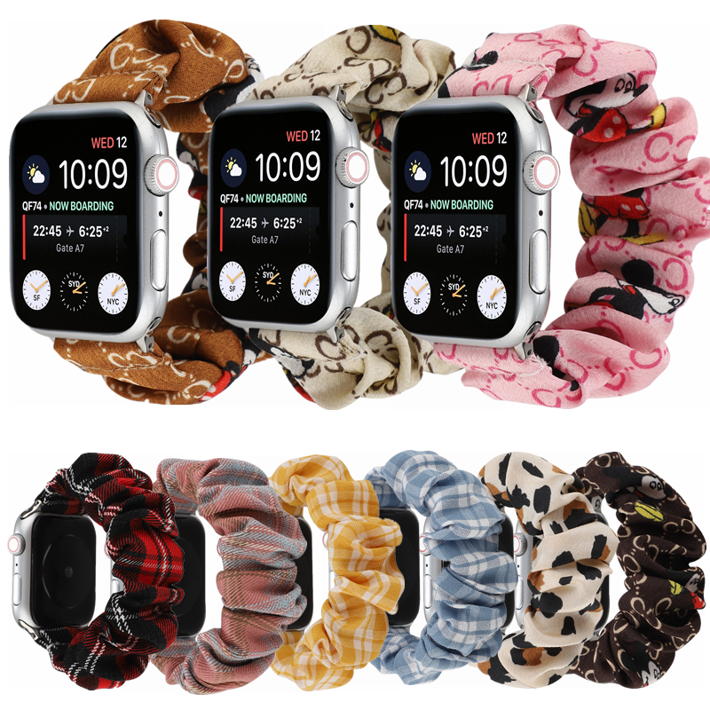 IWatch Band Strap Mickey Mouse Lattice Adjustable Apple Strap 38/40/41/42/44/45mm Apple Watch 6 5 4 3 2 1 Accessories