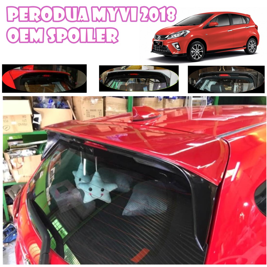 Perodua Myvi GT Spoiler G3 (20182022) Rear Spoiler Wing Lip 2018 2019