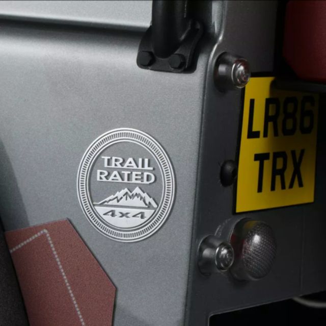 für 1:10 TRX-4 RC 4WD D90 D110 Crawler Truck Aufkleber Metall Decal Logo Kleber