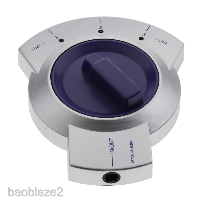 Digital Optical Audio Switcher Toslink Selector Switch 1 In 3 Out Adapter Shopee Malaysia