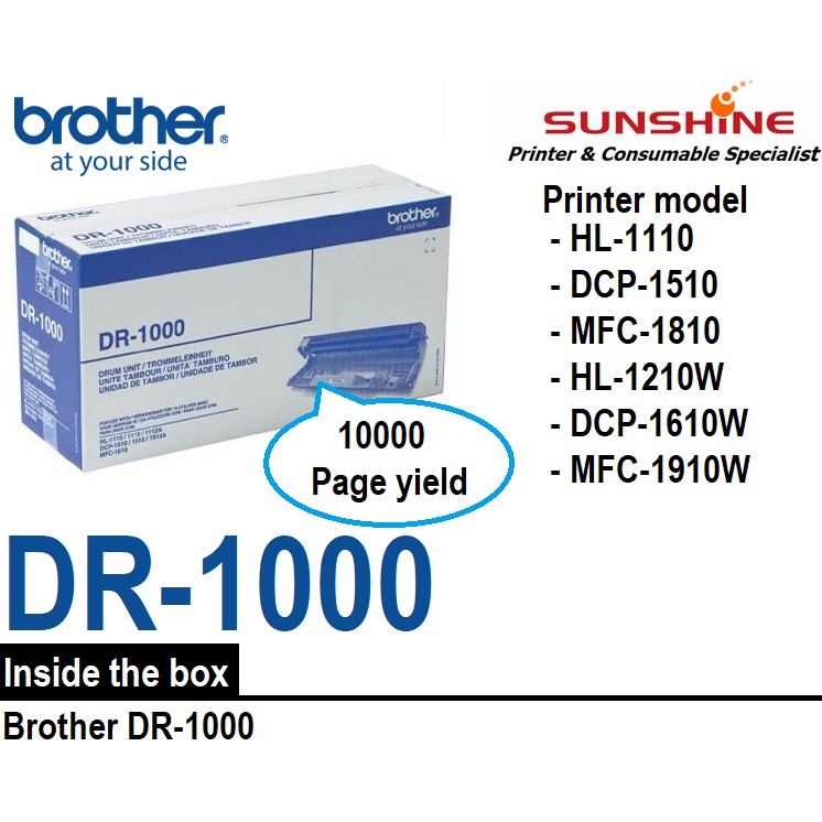 brother hl 1110 drum