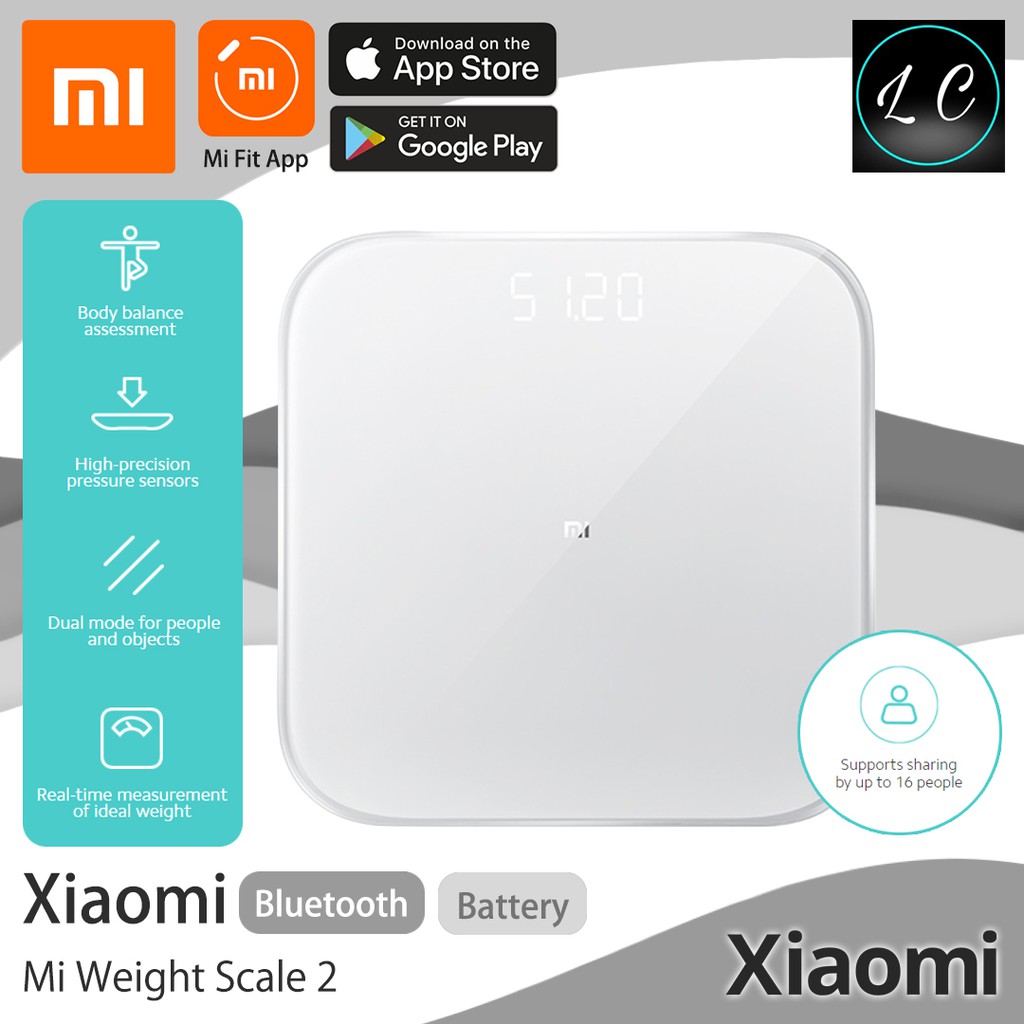 Xiaomi Original Mi Smart Weight Scale 2 Health Weighting Scale Bluetooth 5 Digital Scale Support Android OS